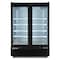 Maxx Cold Double Glass Door Merchandiser Freezer, Large, 54 in.W, 50 cu. ft., in Black MXGDM-50FBHC - alternate 6